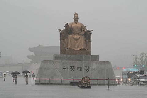 King Sejong statue in Seoul